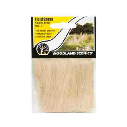 Woodland Scenics 171 | Field Grass Natural Straw | Multi Scale - Squeaky's Trains