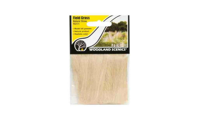 Woodland Scenics 171 | Field Grass Natural Straw | Multi Scale - Squeaky's Trains