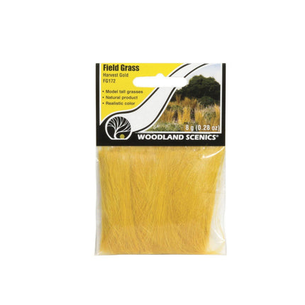 Woodland Scenics 172 | Field Grass Harvest Gold | Multi Scale - Squeaky's Trains