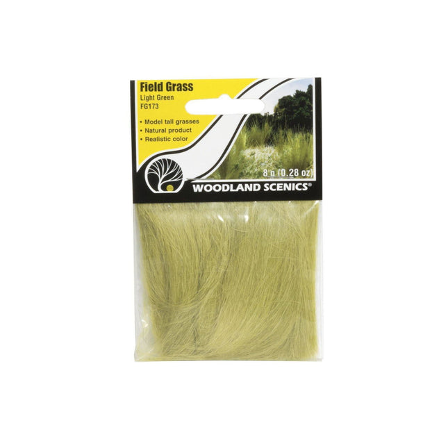 Woodland Scenics 173 | Field Grass Light Green | Multi Scale - Squeaky's Trains