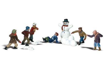 Woodland Scenics 1894 | Snowball Fight | HO Scale - Squeaky's Trains