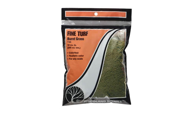 Woodland Scenics 44 | Fine Turf Burnt Grass | Multi Scale - Squeaky's Trains