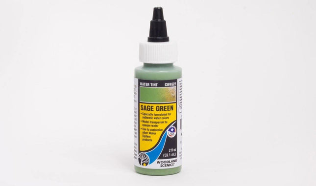 Woodland Scenics 4522 | Water Tint Sage Green | Multi Scale - Squeaky's Trains