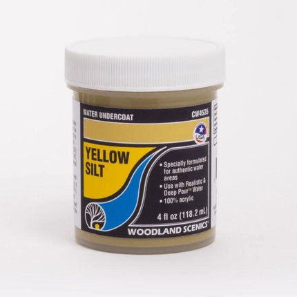 Woodland Scenics 4535 | Water Undercoat - Yellow Silt | Multi Scale - Squeaky's Trains