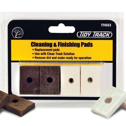 Woodland Scenics 4553 | Cleaning & Finishing Pads | Tidy Track - Squeaky's Trains
