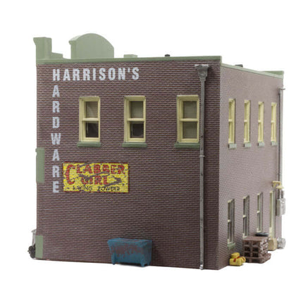 Woodland Scenics 4921 | Harrison's Hardware - Assembled Building | N Scale - Squeaky's Trains