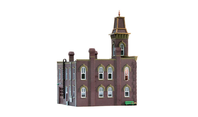 Woodland Scenics 4934 | Firehouse - Assembled Building | N Scale - Squeaky's Trains