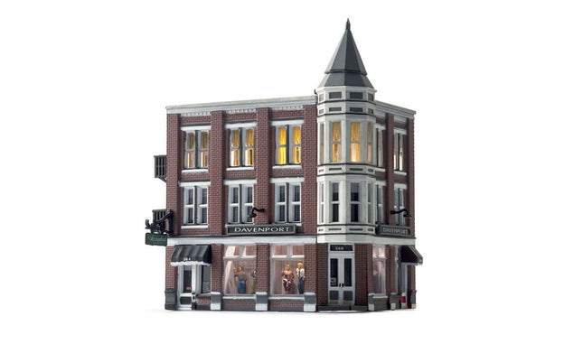 Woodland Scenics 4938 | Davenport Department Store - Assembled Building | N Scale - Squeaky's Trains