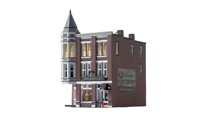 Woodland Scenics 4938 | Davenport Department Store - Assembled Building | N Scale - Squeaky's Trains