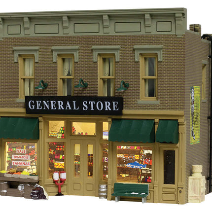 Woodland Scenics 5021 | Lubener's General Store - Built-&-Ready | HO Scale - Squeaky's Trains