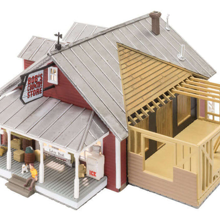 Woodland Scenics 5031 | Country Store Expansion - Built-&-Ready | HO Scale - Squeaky's Trains