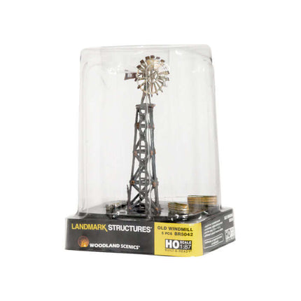 Woodland Scenics 5042 | Old Windmill - Built-&-Ready | HO Scale - Squeaky's Trains
