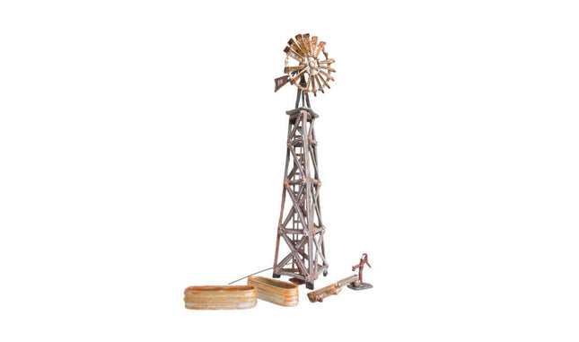 Woodland Scenics 5042 | Old Windmill - Built-&-Ready | HO Scale - Squeaky's Trains
