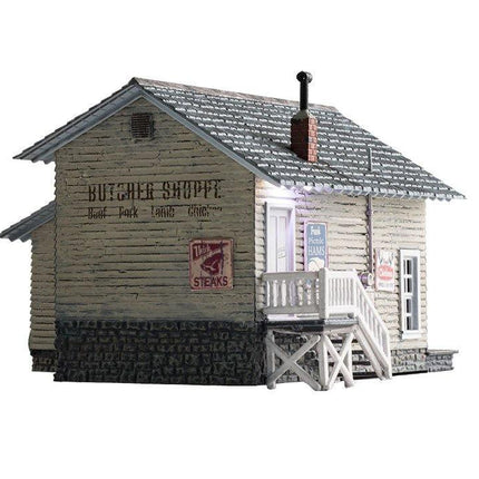 Woodland Scenics 5068 | Carver's Butcher Shoppe | HO Scale - Squeaky's Trains