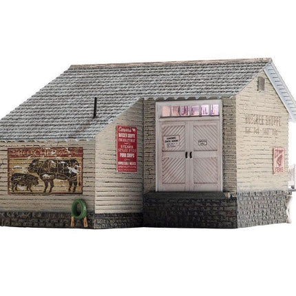 Woodland Scenics 5068 | Carver's Butcher Shoppe | HO Scale - Squeaky's Trains