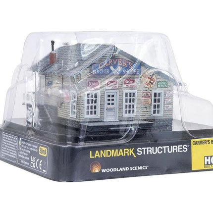 Woodland Scenics 5068 | Carver's Butcher Shoppe | HO Scale - Squeaky's Trains