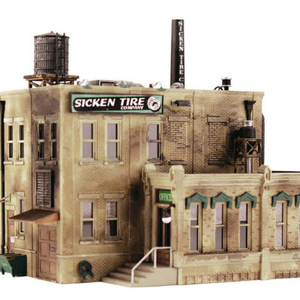 Woodland Scenics 5204 | Sicken Tire Company - Building Kit | N Scale - Squeaky's Trains