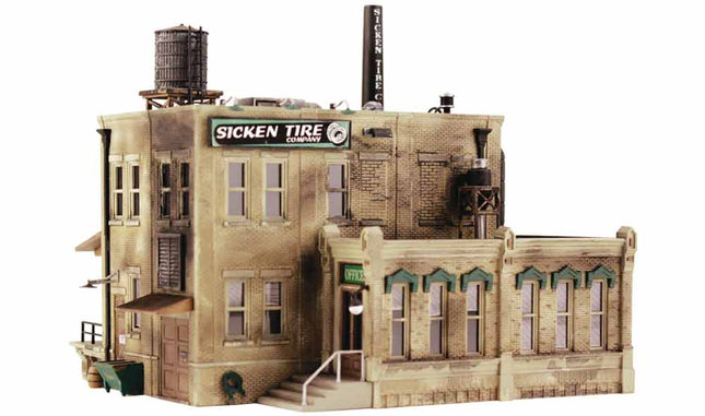 Woodland Scenics 5204 | Sicken Tire Company - Building Kit | N Scale - Squeaky's Trains