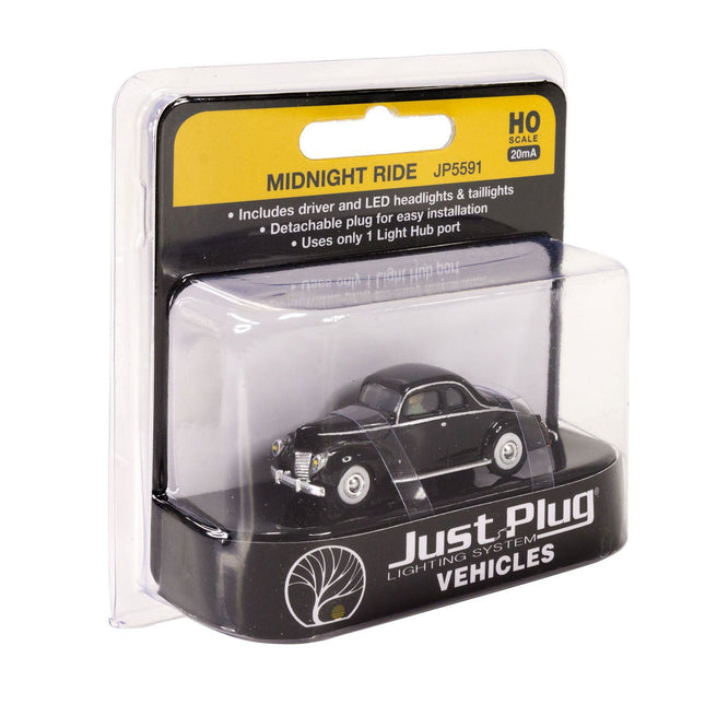 Woodland Scenics 5591 | Just Plug® Vehicles - Midnight Ride | HO Scale - Squeaky's Trains