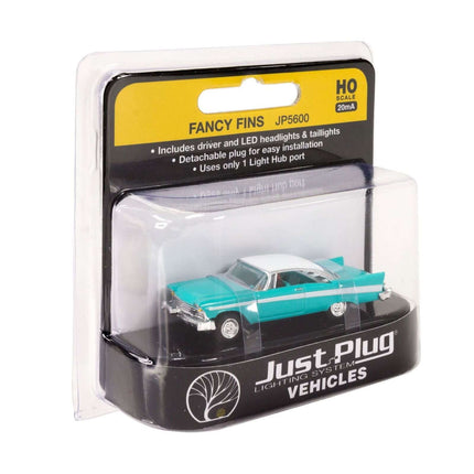 Woodland Scenics 5600 | Just Plug® Vehicles - Fancy Fins | HO Scale - Squeaky's Trains