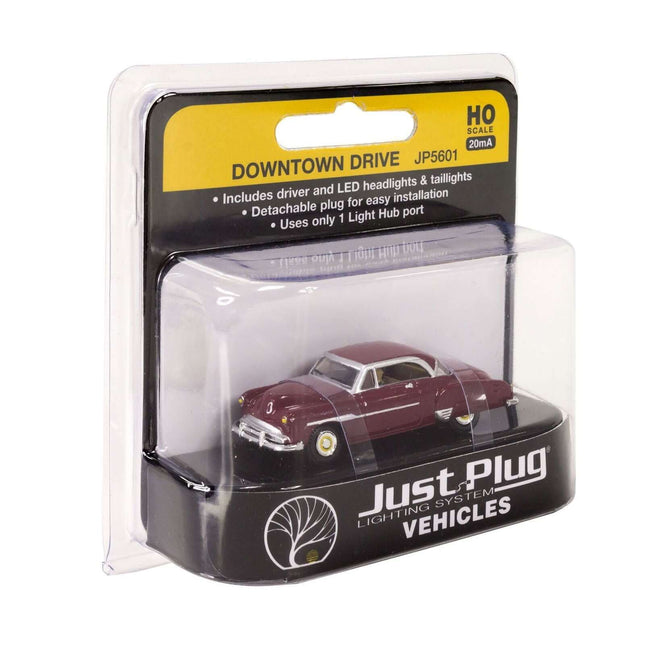 Woodland Scenics 5601 | Just Plug® Vehicles - Downtown Drive | HO Scale - Squeaky's Trains