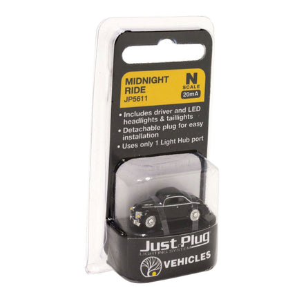 Woodland Scenics 5611 | Just Plug® Vehicles - Midnight Ride | N Scale - Squeaky's Trains