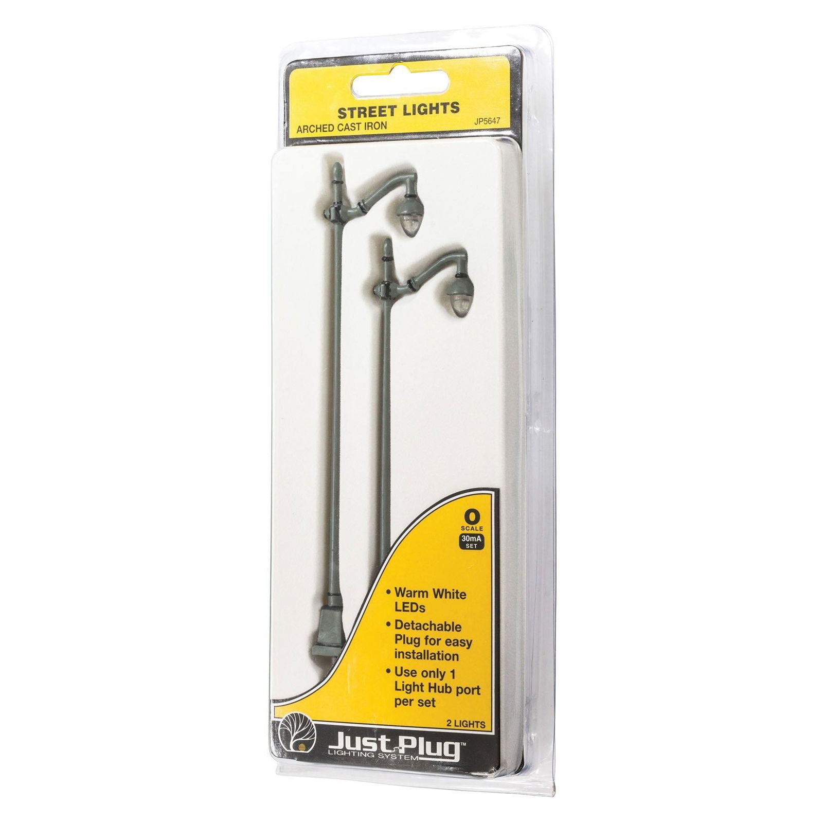 Woodland Scenics JP5647 O Scale Just Plug Street Lights - Arched Cast Iron (2) Woodland Scenics JP5647 O Scale Just Plug Street Lights - Arched Cast Iron (2)