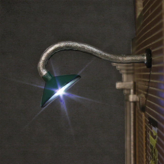 Woodland Scenics 5662 | Just Plug Lighting System - Gooseneck Wall Mount Lights | O Scale - Squeaky's Trains
