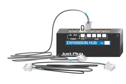 Woodland Scenics 5702 | Just Plug Lighting System - Expansion Hub | Multi Scale - Squeaky's Trains