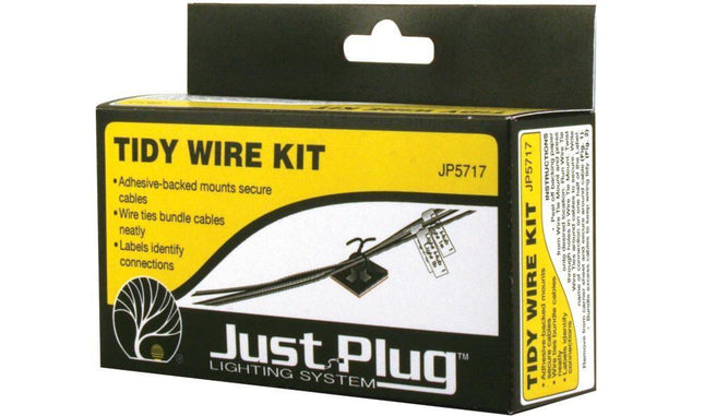Woodland Scenics 5717 | Just Plug Lighting System - Tidy Wire Kit - Squeaky's Trains