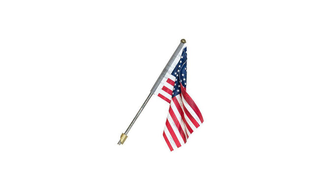 Woodland Scenics 5955 | Just Plug Lighting System - Large US Flag - Wall Mount | Multi Scale - Squeaky's Trains