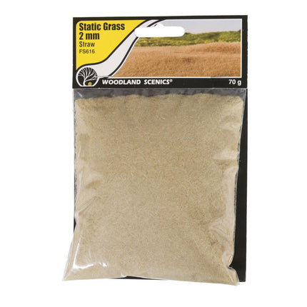 Woodland Scenics 616 | Static Grass Straw 2mm - Squeaky's Trains