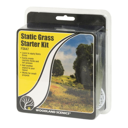 Woodland Scenics 647 | Static Grass Starter Kit - Squeaky's Trains