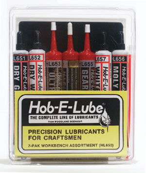 Woodland Scenics 650 | 7-Pak Workbench Assortment - Hob-E-Lube | Multi Scale - Squeaky's Trains