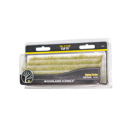 Woodland Scenics 780 | Light Green Edging Strips | Multi Scale - Squeaky's Trains