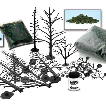 Woodland Scenics 953 | Trees - Learning Kit | Multi Scale - Squeaky's Trains