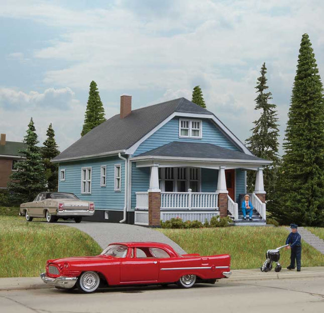 Walthers Cornerstone 3787 | American Bungalow Building Kit | HO Scale