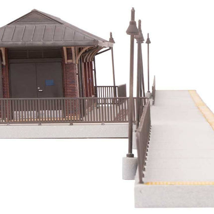 Walthers Cornerstone 933-3392 Amtrak Rural Station Kit HO Scale - detail view 5
