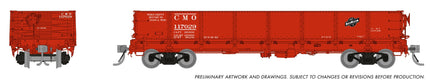 Rapido 163012A 40 foot drop-bottom gondola Chicago & North Western HO scale