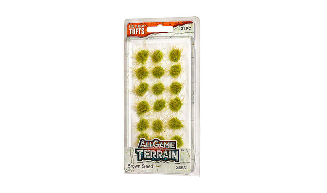 Woodland Scenics / All Game Terrain 6631 | Peel 'n' Plant Tufts - Brown Seed Tufts | Multi Scale