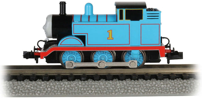 Bachmann 58791 Thomas the Tank Engine #1 N Scale toy train in blue, perfect for fans of Thomas & Friends.