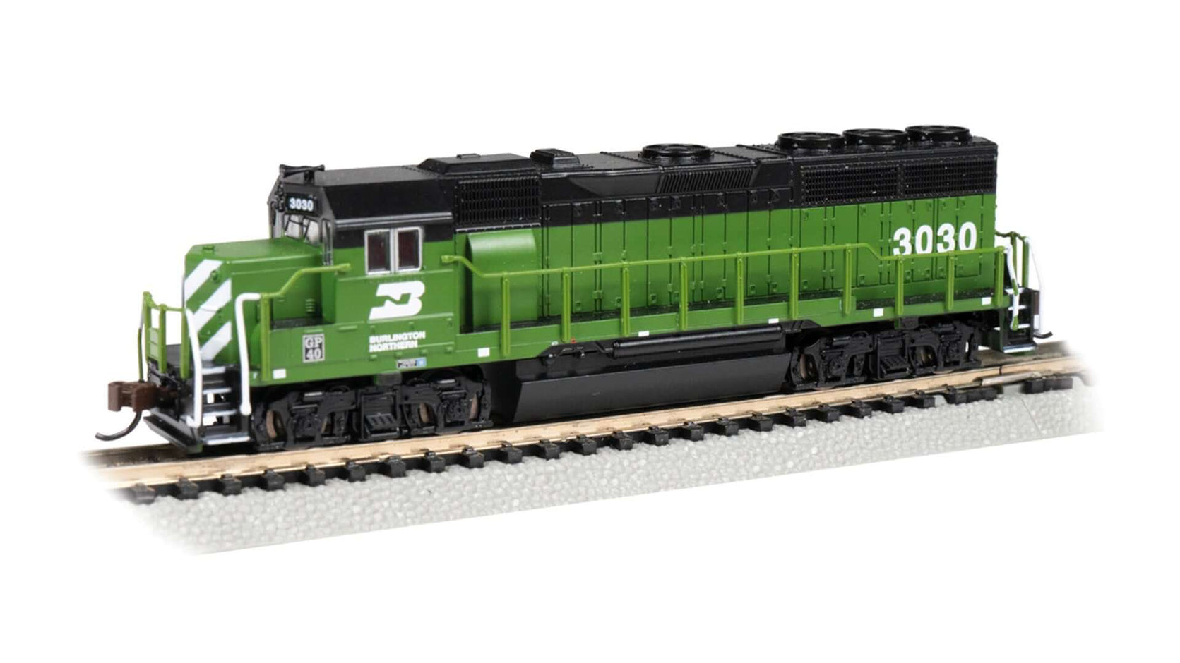 Bachmann 66360 EMD GP40 - Burlington Northern N Scale – Squeaky's ...