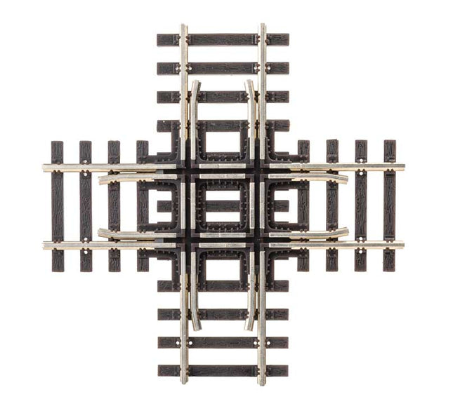 WalthersTrack 948-83090 Code 83 90-Degree Crossing HO Scale - detail view