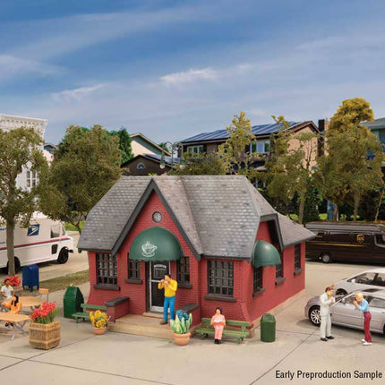 Walthers Cornerstone 4026 | Coffee Shop Building Kit | HO Scale