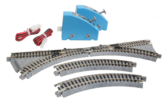 Kato 20891 | CV2 Compact Multi-Purpose Turnout Set - Unitrack | N Scale