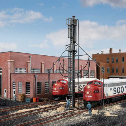 Walthers Cornerstone 4160 | Diesel Service Facility Sanding Tower Building Kit | HO Scale