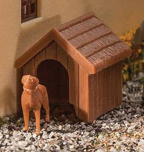 Walthers SceneMaster 4147 | Dog & Kennel (Doghouse) | HO Scale