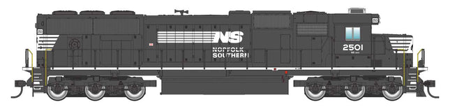 Walthers Mainline 910-21028 HO scale EMD SD70 diesel locomotive in Norfolk Southern paint, road number 2501