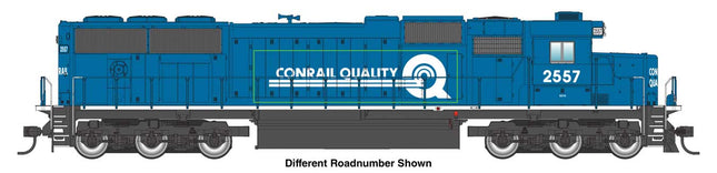 Walthers Mainline 910-11022 HO scale EMD SD70 diesel locomotive in Conrail paint, road number 2572