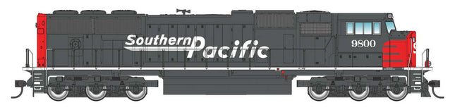 Walthers Mainline 910-21030 HO scale EMD SD70M diesel locomotive in Southern Pacific paint, road number 9800